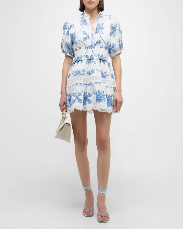 Pauline Broderie Anglaise Mini Dress