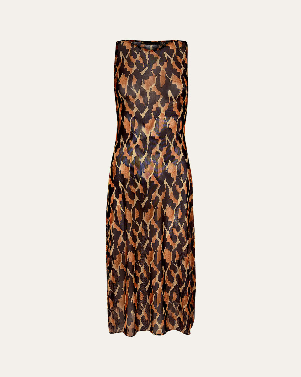 Camu Twist Maxi Dress Coverup