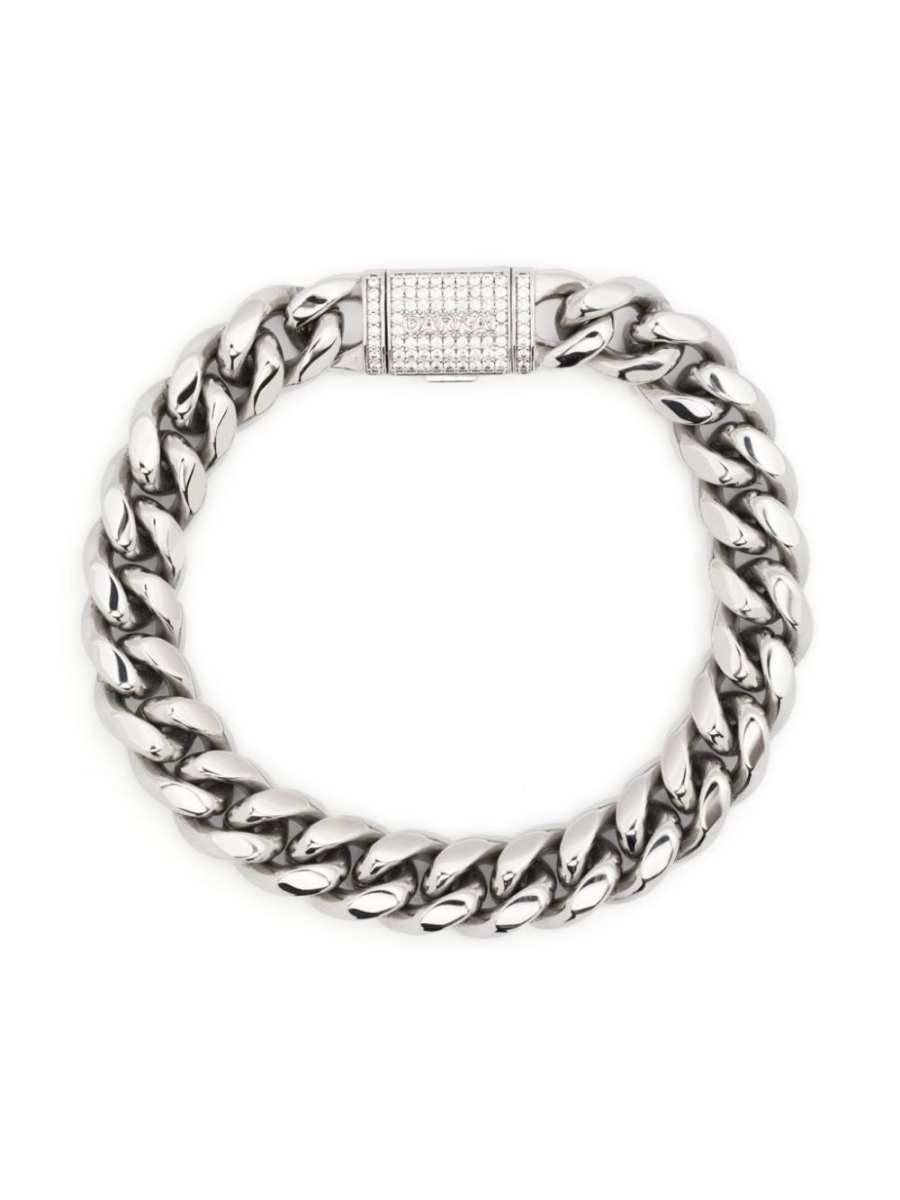 chain-link gold-plated bracelet