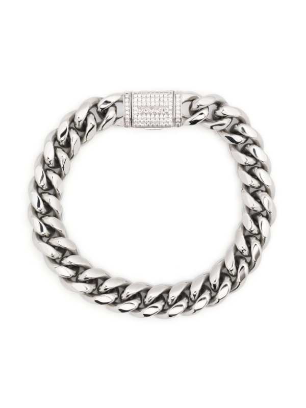 chain-link gold-plated bracelet