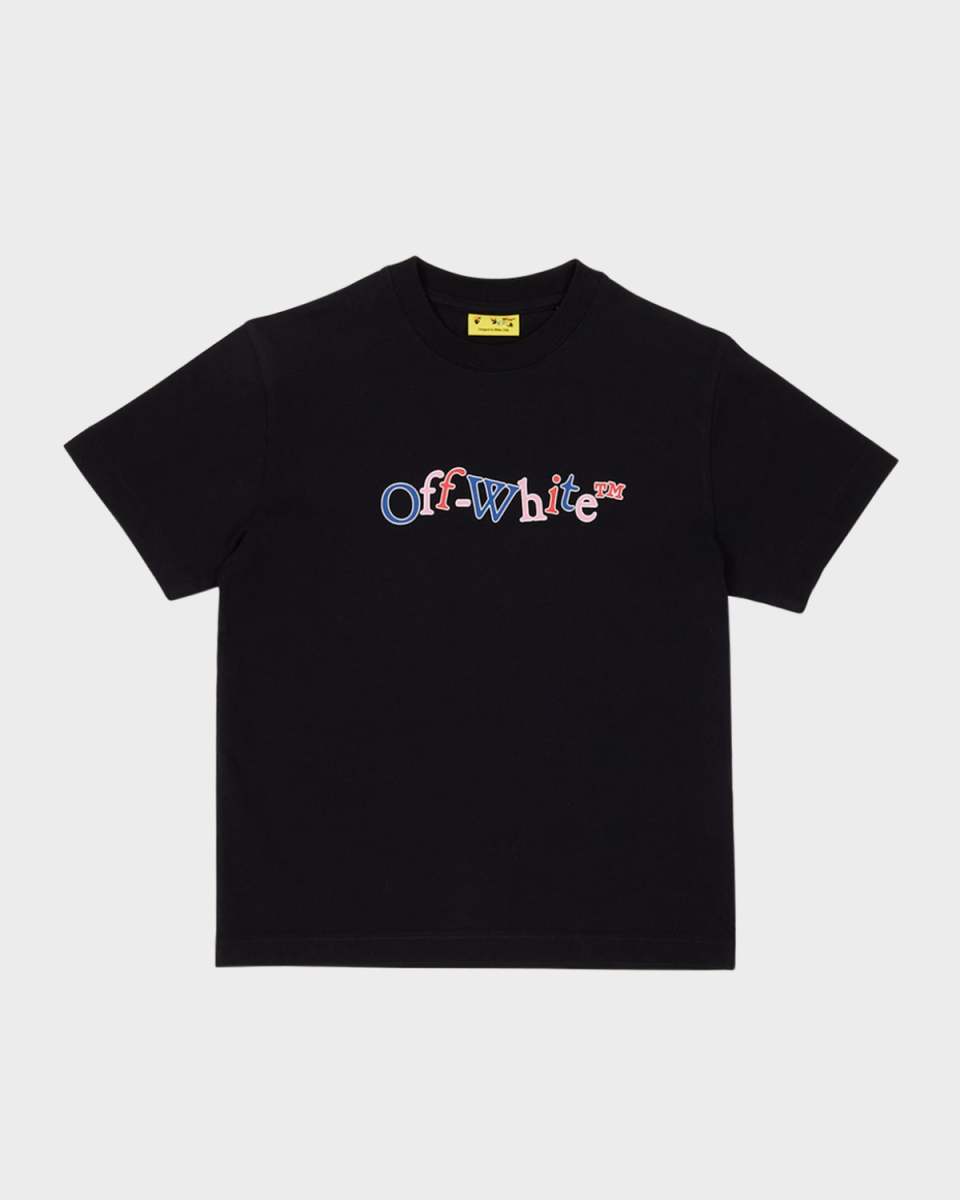 Boy's Bookish Multicolor Logo-Print T-Shirt, Size 4-12