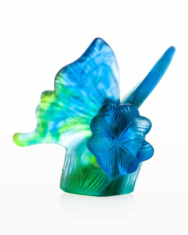 Butterfly In Blue And Green Figurine