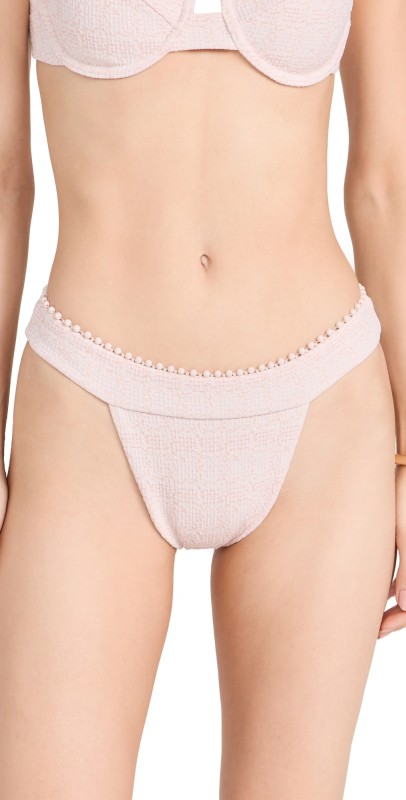 Devon Windsor Pia Bikini Bottoms Cream Tweed