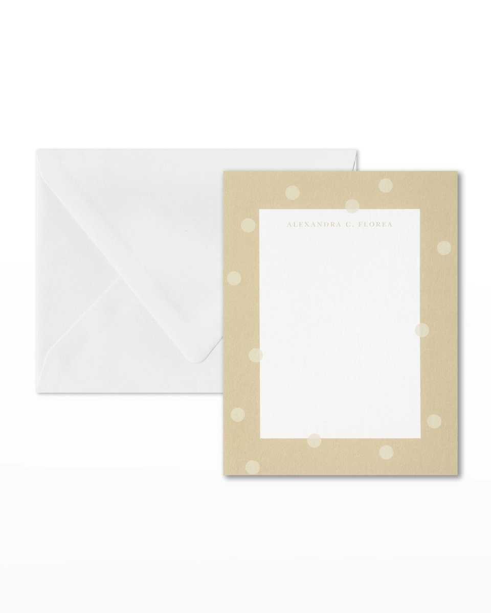 Floating Dots Note Card