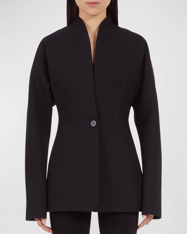 Wool Doubke Natte Blazer