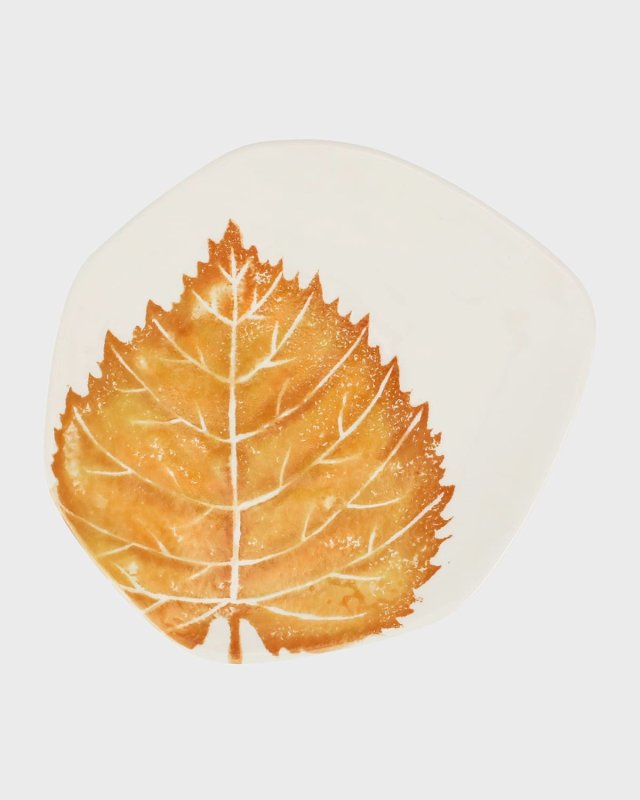 Autunno Birch Leaf Salad Plate