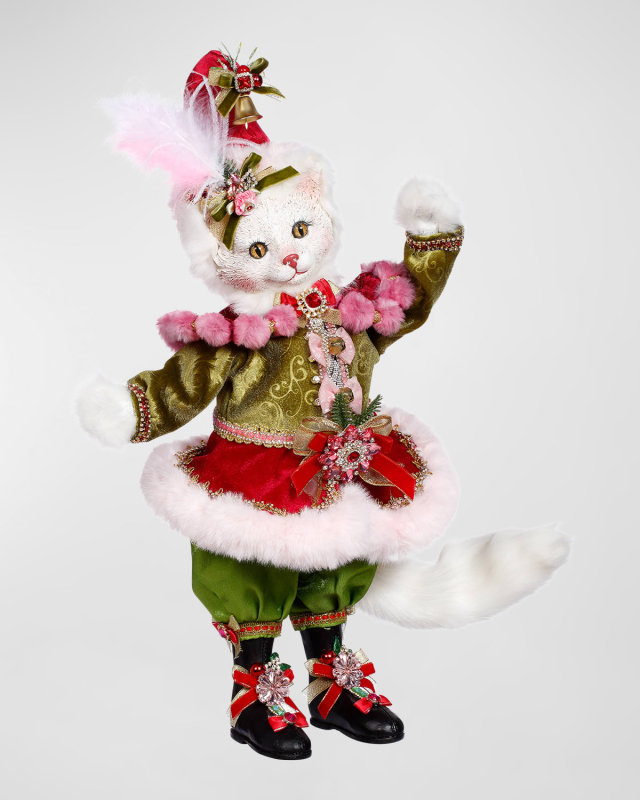 19" Christmas Cat, Girl