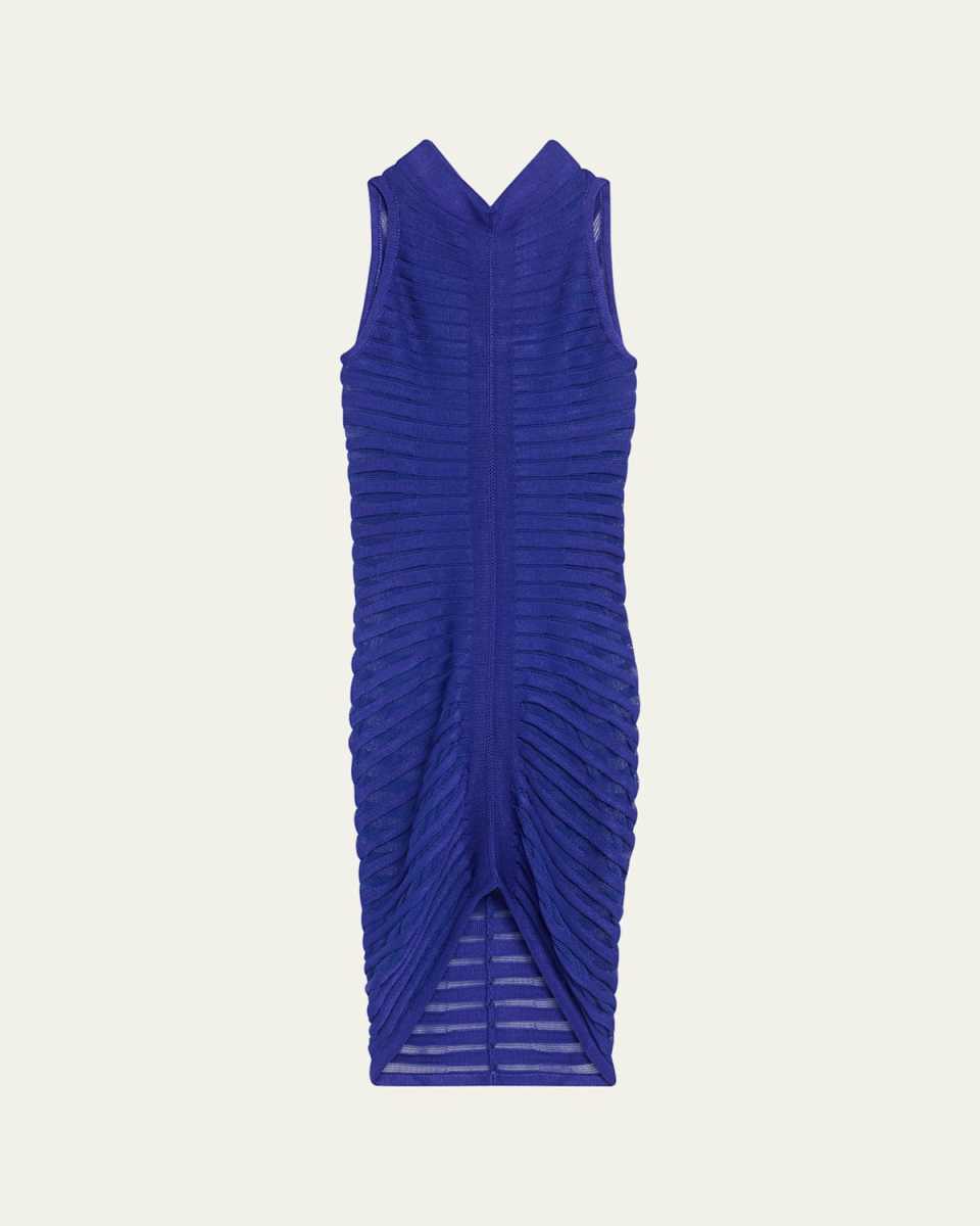Skeleton Sheer Midi Dress