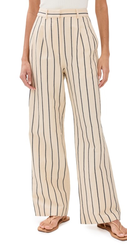 Jenni Kayne Jones Trouser Navy Stripe