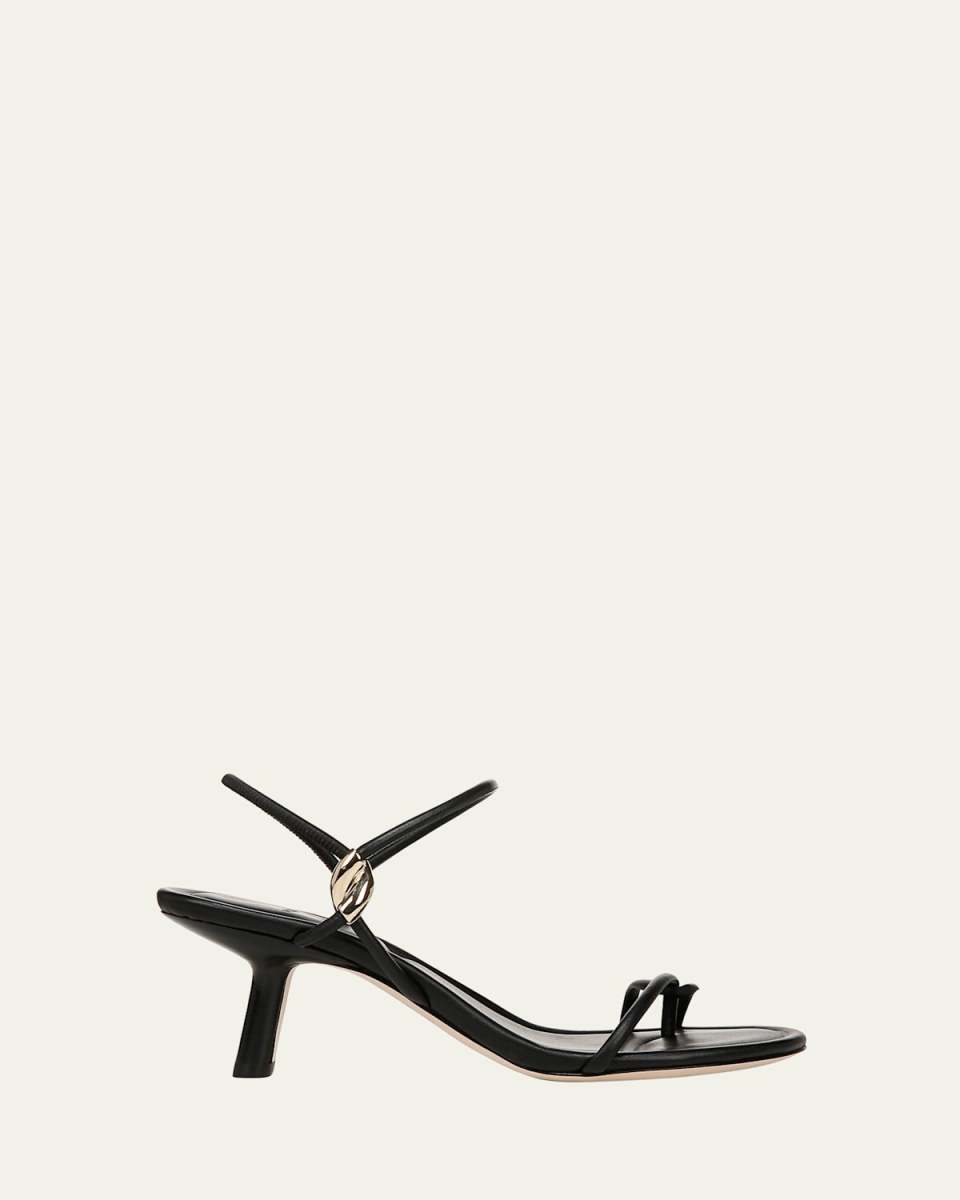 Jolie Leather Slingback Sandals