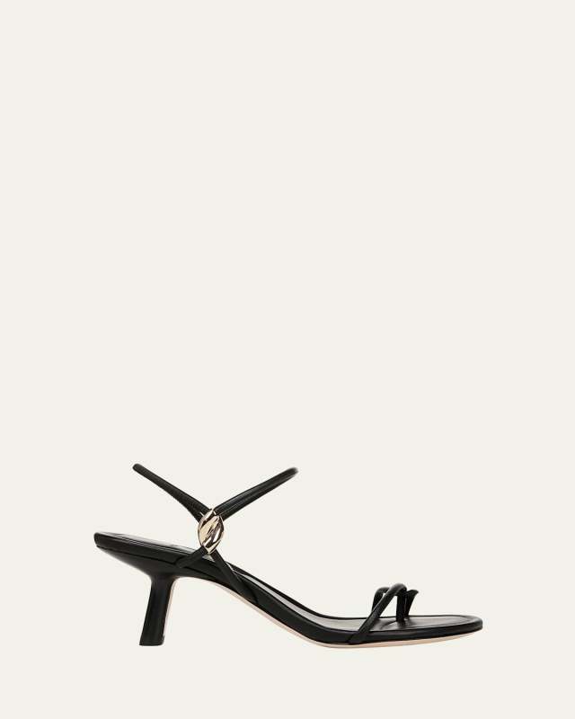 Jolie Leather Slingback Sandals