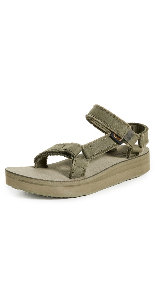 Teva Midform Universal Canvas Sandals Olive