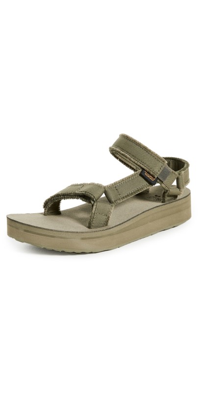 Teva Midform Universal Canvas Sandals Olive