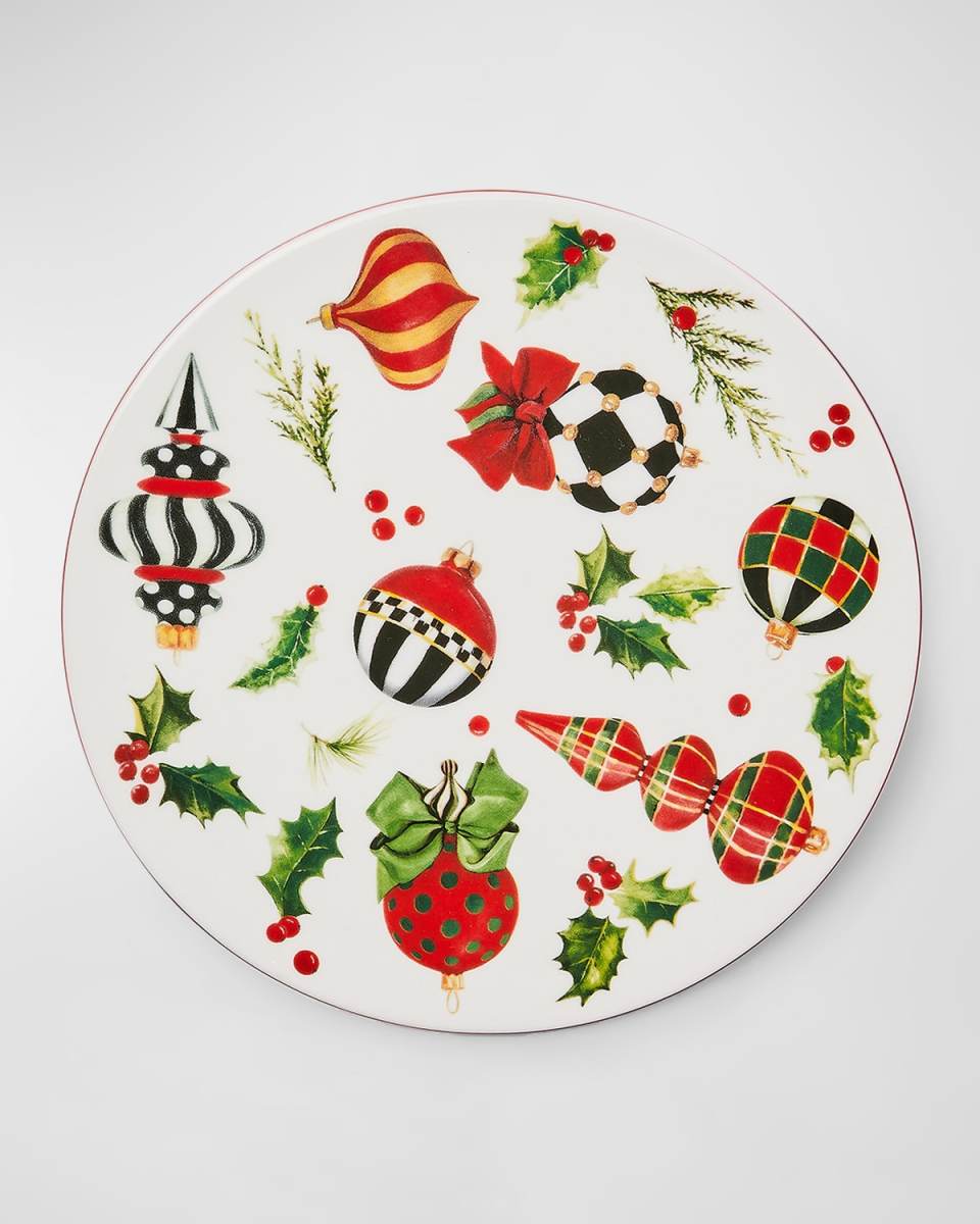 Deck the Halls Round Trivet