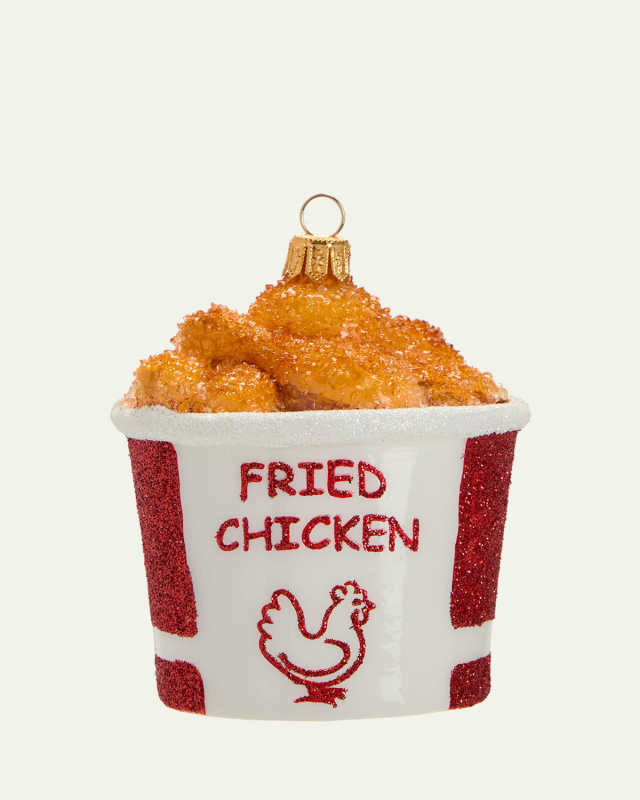 Bucket of Fried Chicken Christmas Ornament
