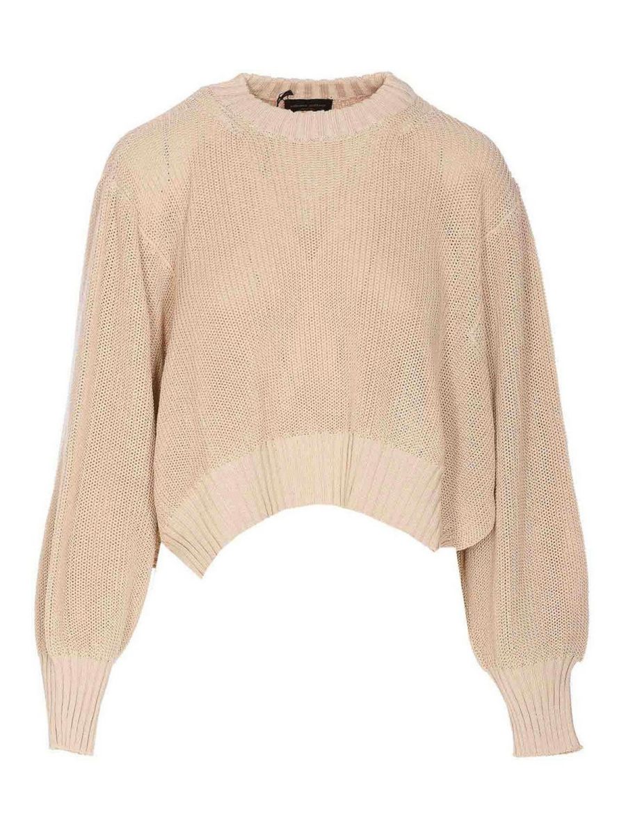 Roberto Collina Pull Col Rond - Beige