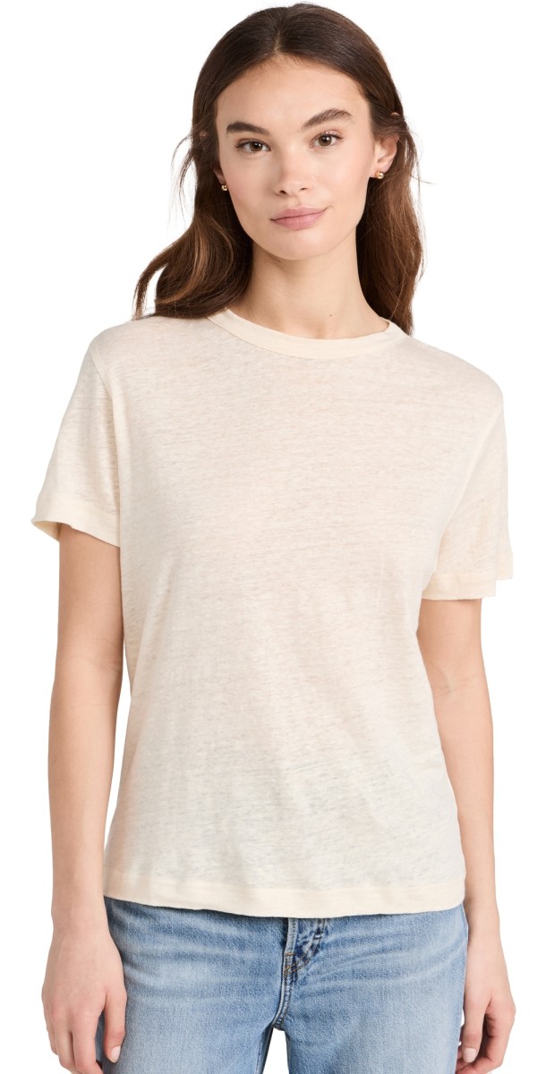 Sold Out NYC The Linen Perfect Tee Cream