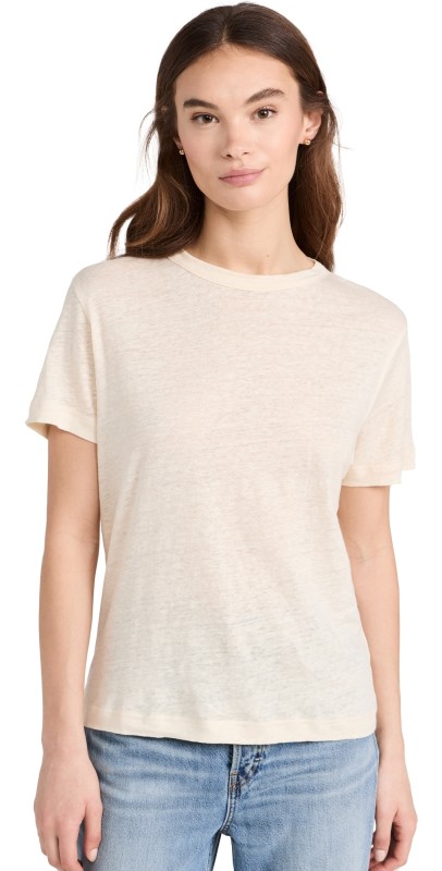 Sold Out NYC The Linen Perfect Tee Cream