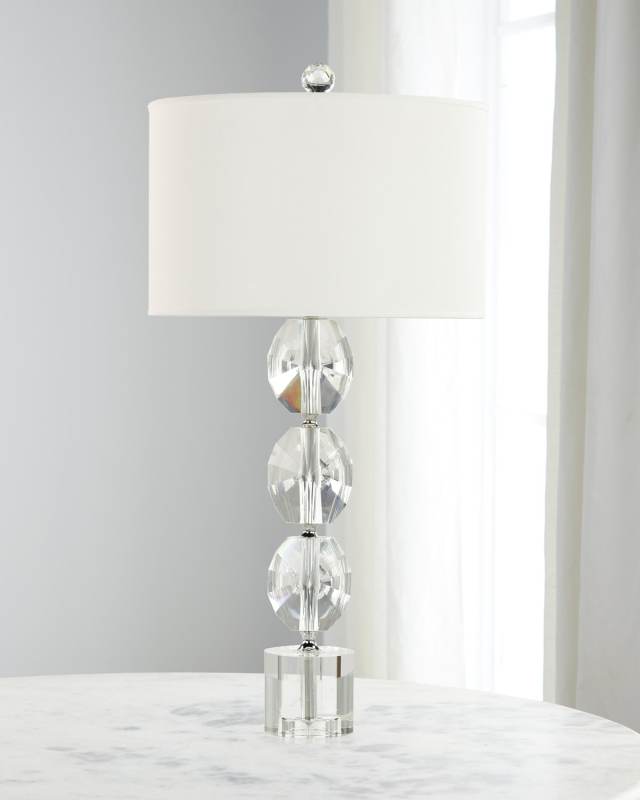 Crystal Beads 33" Table Lamp