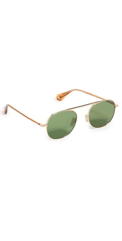 GARRETT LEIGHT Van Buren Ii Sunglasses Gold