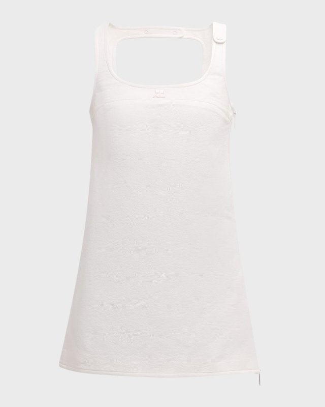 Re-Edition A-Line Vinyl Mini Dress