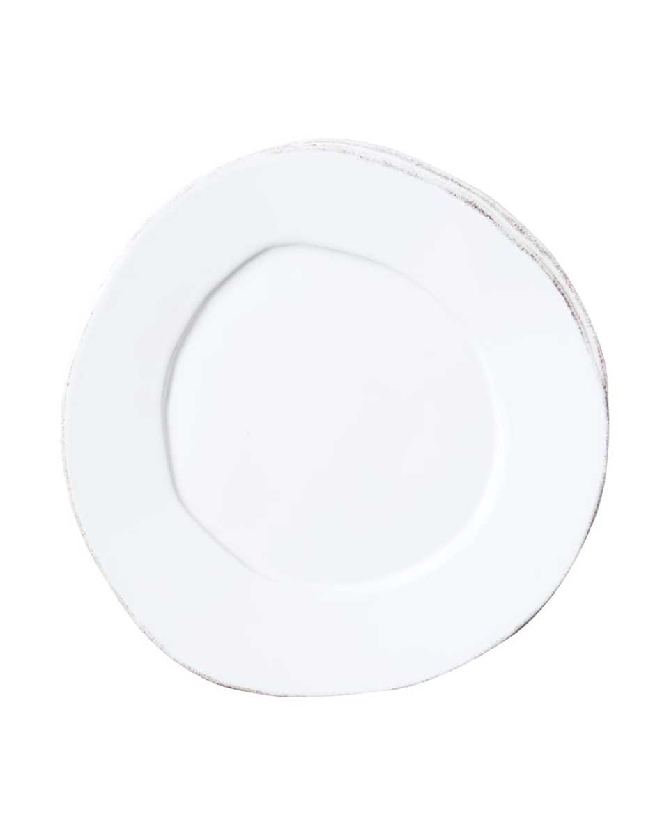 Lastra White Salad Plate