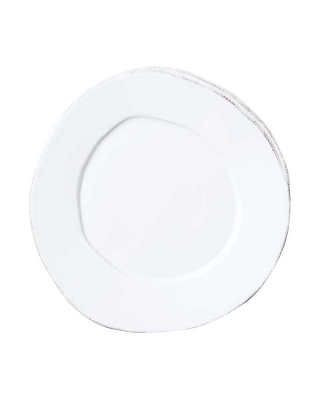Lastra White Salad Plate