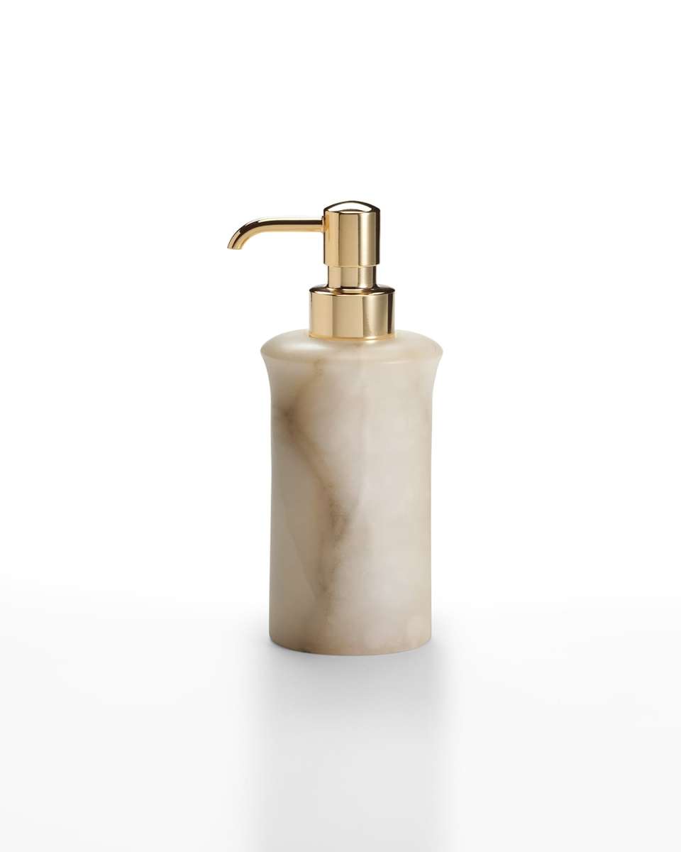 Alisa Alabaster Pump Dispenser, Cream