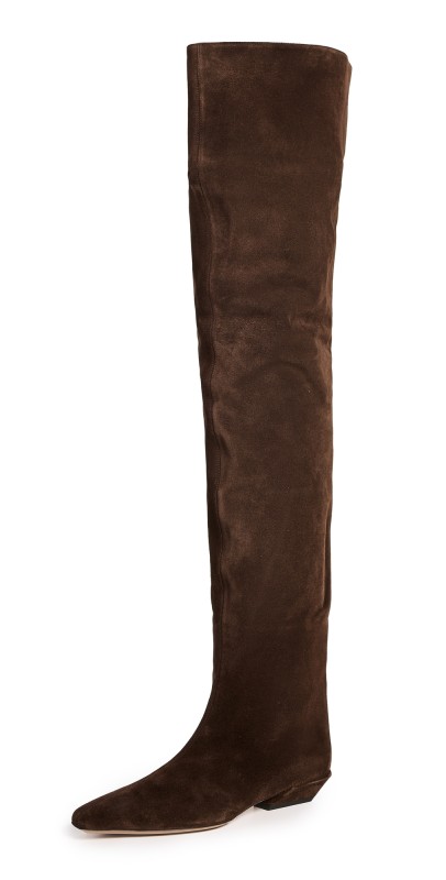Paris Texas Bettina Over The Knee Boots 25mm Cioccolato
