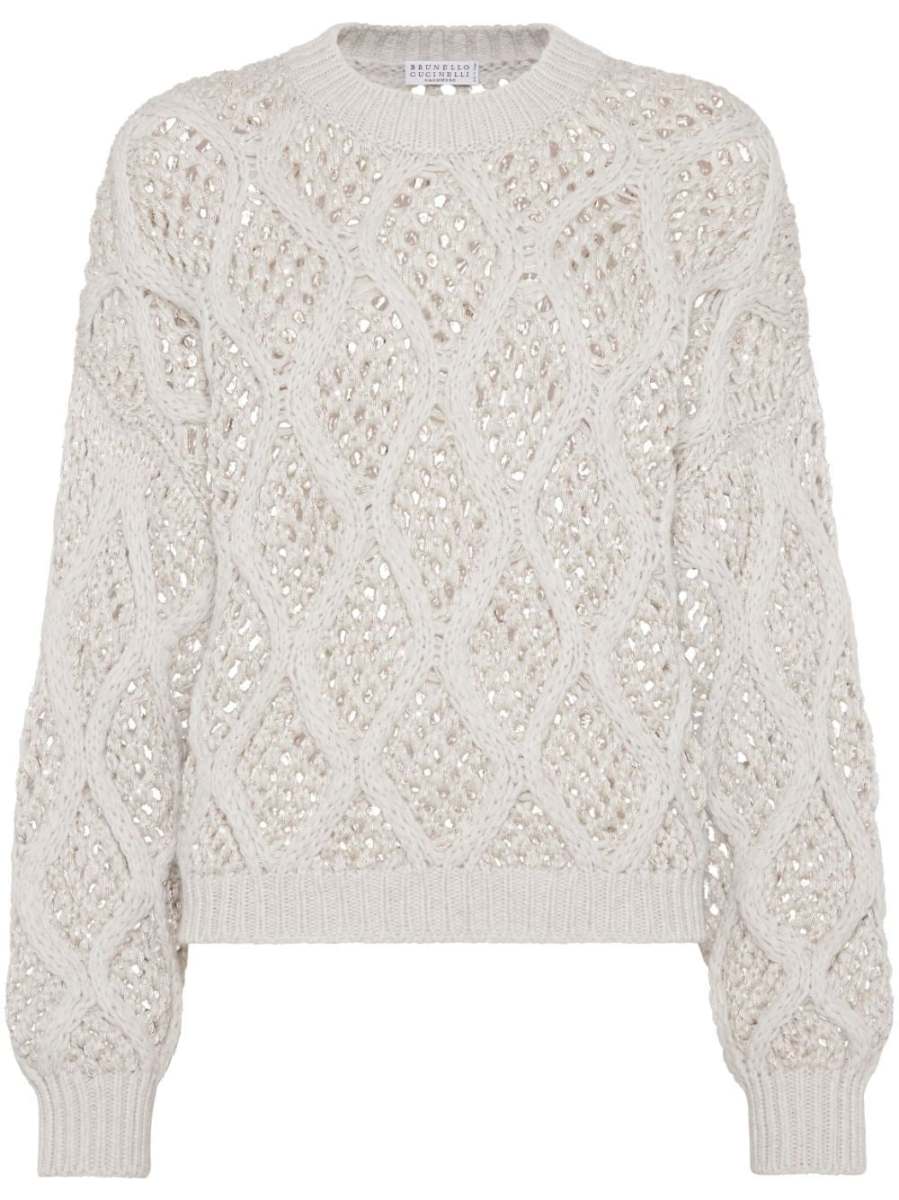 crew-neck cashmere jumper