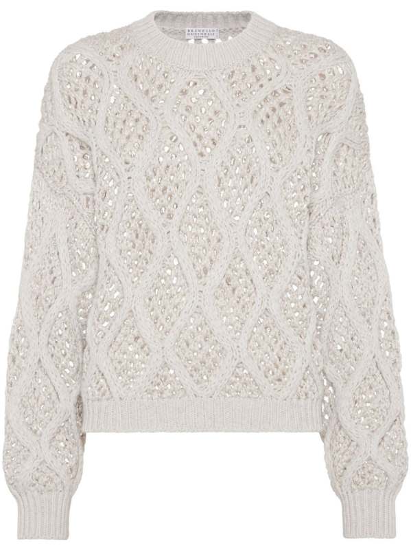 crew-neck cashmere jumper