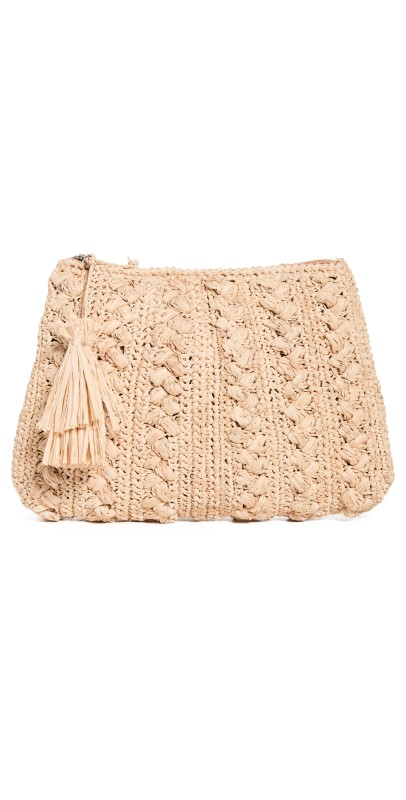 Mar Y Sol Ivy Clutch Natural