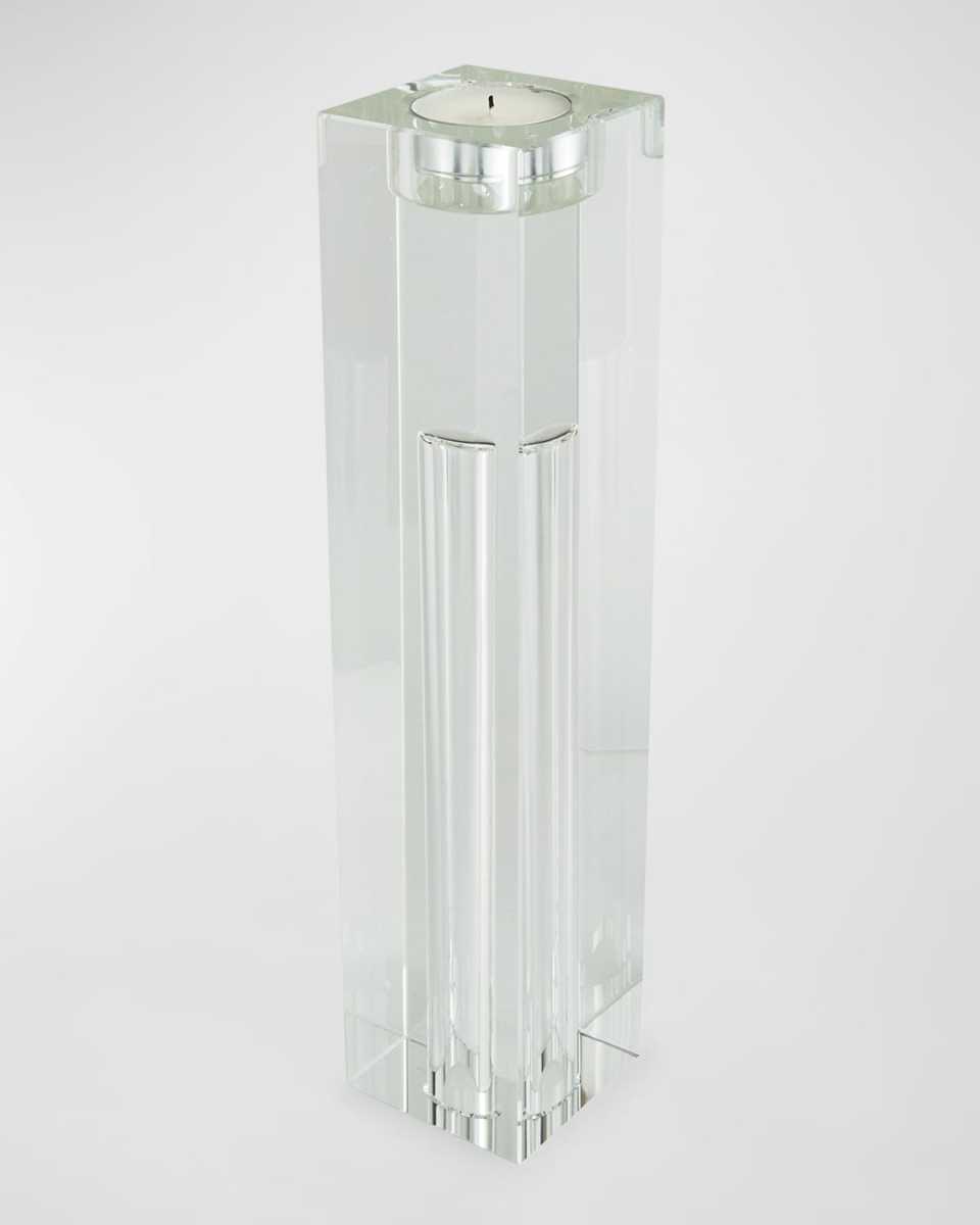 Clear Crystal Votive Candle Holder - Large