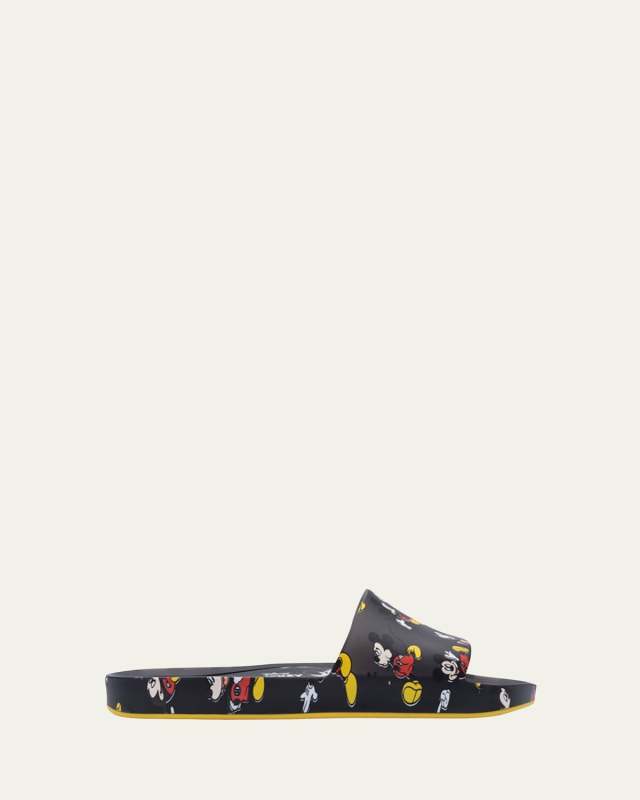 Girl's Mini Melissa x Mickey And Friends Slides, Baby/Toddler/Kids