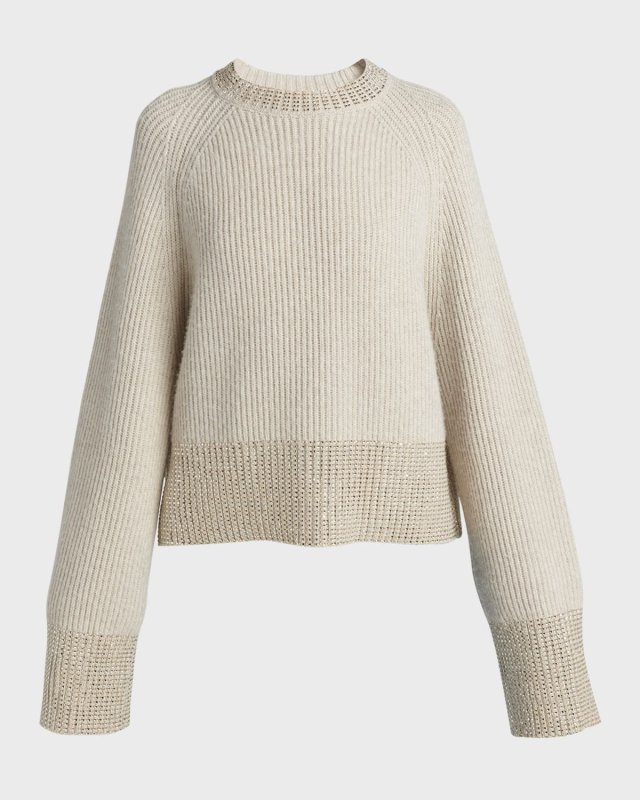 Journey Embroidered Crewneck Sweater