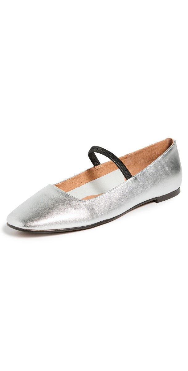 Madewell The Greta Ballet Flats Silver