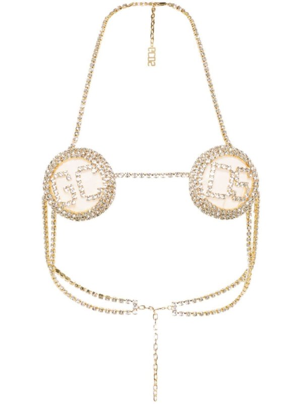 crystal-embellished bra