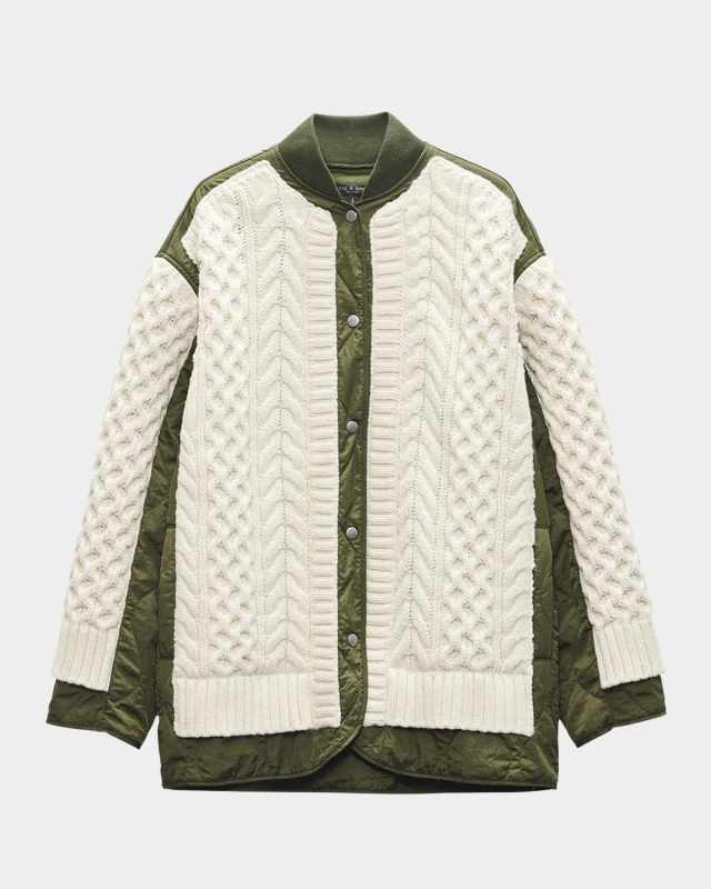 Winnie Mixed Media Jacket