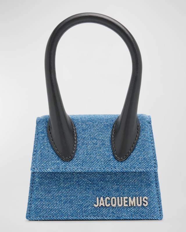 Le Chiquito Denim Top-Handle Bag