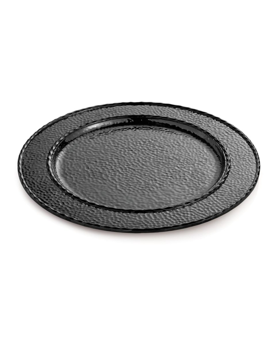 Hammertone Black Nickel-Plate Charger