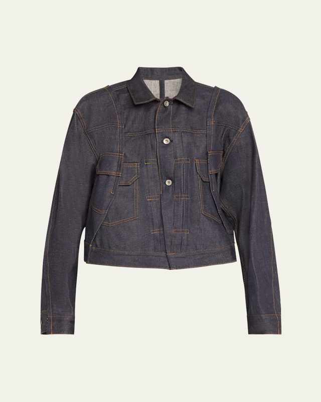 Layered Denim Jacket
