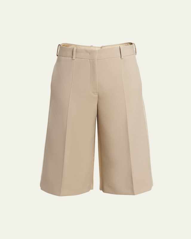Relaxed Wool Trouser Shorts