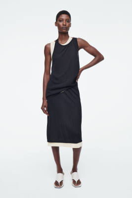 COS LAYERED KNITTED SKIRT
