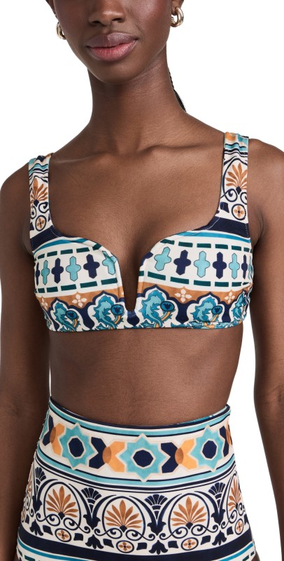 La DoubleJ Barbarella Bikini Top Casareale Small