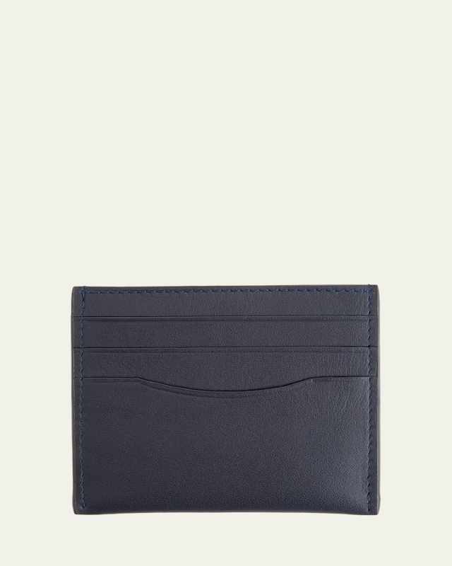 Personalized Leather RFID Blocking Minimalist Card Case