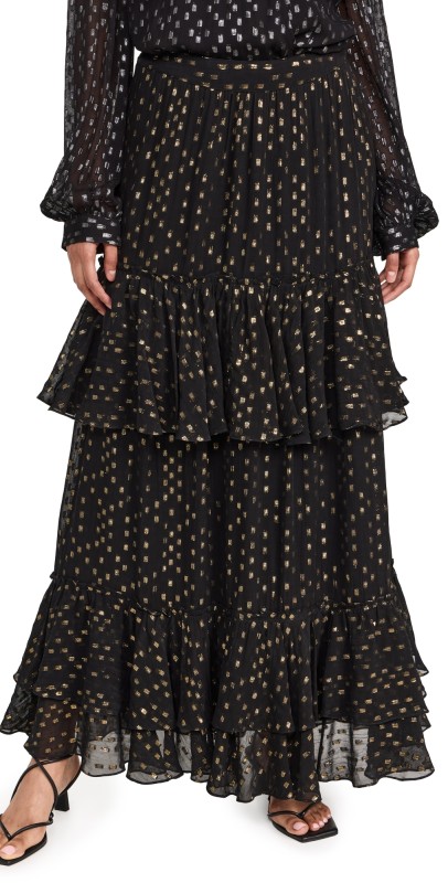 ROCOCO SAND Aine Long Skirt Black