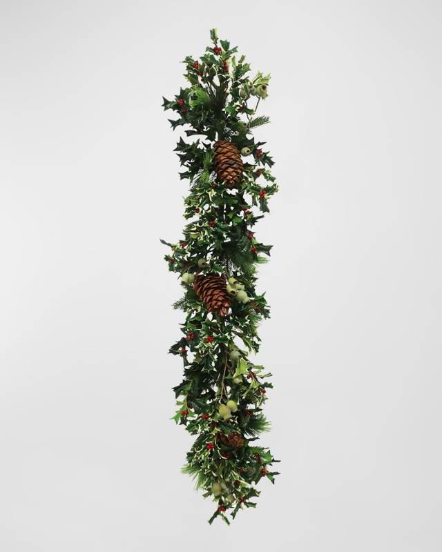 Pointed Holly Garland