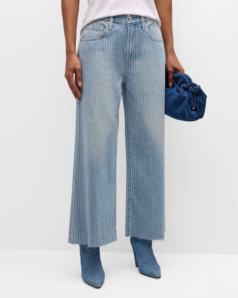 Canopy Stripe Jadyn Low-Slung Palazzo Jeans