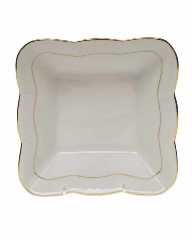 Golden Edge Square Dish
