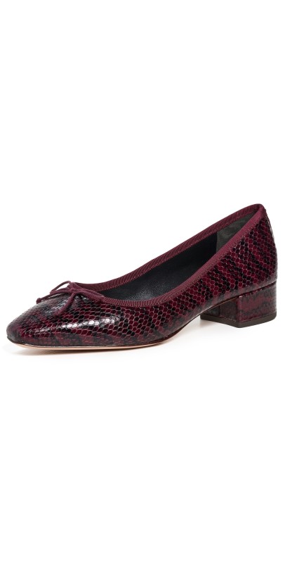 Veronica Beard Cecile Flats Wine